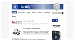 Desktop Screenshot of koding.hr